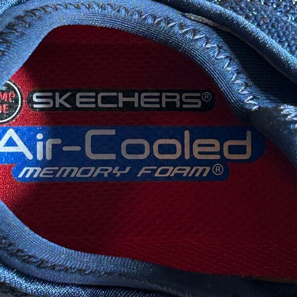 Skechers Bulklin Balran Air-Cooled Memory Foam Shoe Navy/White 108033 Womens 5.5 - Picture 8 of 10